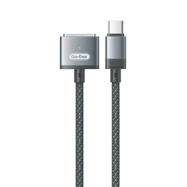 go des type c m safe 3 macbook Şarj kablosu 140w 2 metre
