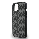 apple iphone 14 kilif dkny orjinal lisansli m safe sarj ozellikli 3d yazili grid pattern kapak iphone 14 dkny 442439 37 b.jpg