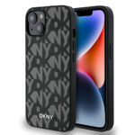 apple iphone 14 kilif dkny orjinal lisansli m safe sarj ozellikli 3d yazili grid pattern kapak iphone 14 dkny 442442 37 b.jpg