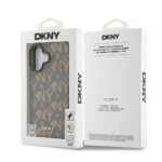apple iphone 16 kilif dkny orjinal lisansli m safe sarj ozellikli 3d yazili grid pattern kapak iphone 16 dkny 442604 37 b.jpg