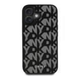 apple iphone 16 kilif dkny orjinal lisansli m safe sarj ozellikli 3d yazili grid pattern kapak iphone 16 dkny 442607 37 b.jpg
