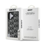 apple iphone 16 kilif dkny orjinal lisansli m safe sarj ozellikli 3d yazili grid pattern kapak iphone 16 dkny 442612 37 b.jpg