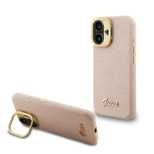 apple iphone 16 kilif guess orjinal lisansli m safe sarj ozellikli sicak baskili yazi logolu kamera standli pu deri peony kapak iphone 16 guess 460273 38 b 1.jpg