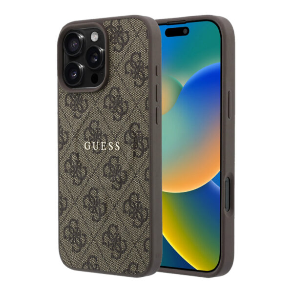 apple iphone 16 pro kilif guess orjinal lisansli m safe kabartmali 4g desenli yazi logolu kapak iphone 16 pro guess 535070 42 o.jpg