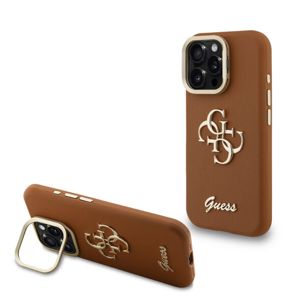 apple iphone 16 pro max kilif guess orjinal lisansli grained yazi logolu kamera standli kapak iphone 16 pro max guess 452221 37 b 1.jpg
