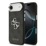 apple iphone 17 air kilif guess orjinal lisansli gumus metal kamera cerceveli 4g desenli metal buyuk 4g ve yazi logolu kapak iphone 17 air guess 493151 39 o.jpg