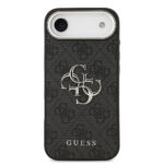 apple iphone 17 air kilif guess orjinal lisansli gumus metal kamera cerceveli 4g desenli metal buyuk 4g ve yazi logolu kapak iphone 17 air guess 493153 39 b.jpg