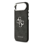 apple iphone 17 air kilif guess orjinal lisansli gumus metal kamera cerceveli 4g desenli metal buyuk 4g ve yazi logolu kapak iphone 17 air guess 493156 39 b.jpg