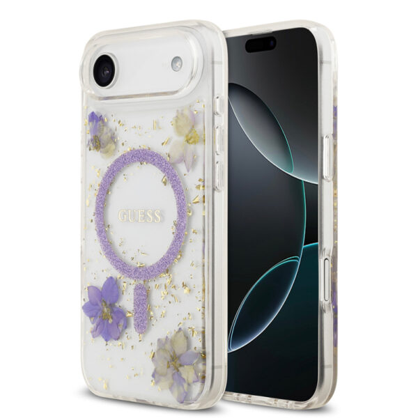 apple iphone 17 air kilif guess orjinal lisansli m safe sarj ozellikli transparan resin flowers kapak iphone 17 air guess 495711 39 o.jpg