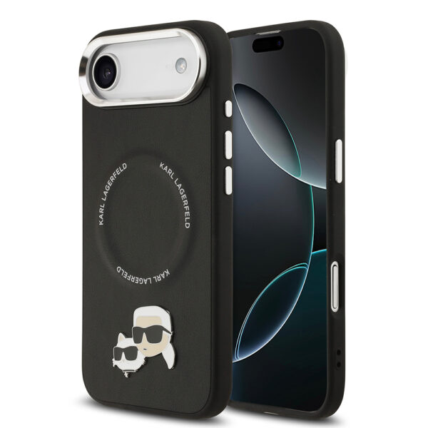 apple iphone 17 air kilif karl lagerfeld orjinal lisansli m safe sarj ozellikli metal kamera ve buton tasarimli kc pu deri kapak iphone 17 air karl lagerfeld 490651 39 b 1.jpg