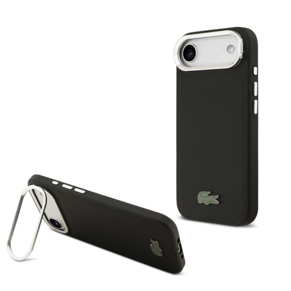 apple iphone 17 air kilif lacoste orjinal lisansli m safe sarj ozellikli pu pike desenli standli metal logolu kapak iphone 17 air lacoste 491048 39 b 1.jpg