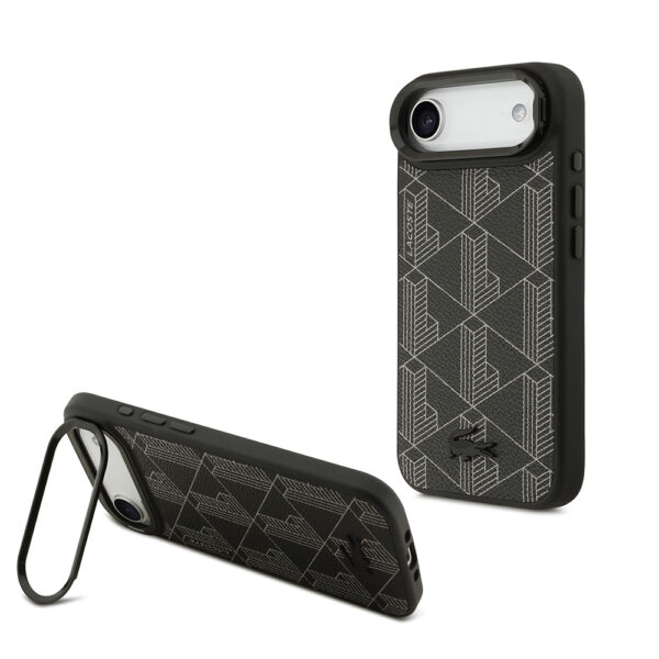 apple iphone 17 air kilif lacoste orjinal lisansli m safe sarj ozellikli standli pu deri karisik monogram desenli kapak iphone 17 air lacoste 491440 39 b 1.jpg
