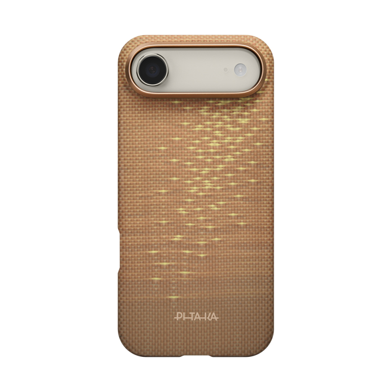 apple iphone 17 air kilif m safe sarj ozellikli aramid fiber pitaka glints of gold ultra slim serisi kapak iphone 17 air pitaka 501289 40 o.jpg