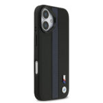 apple iphone 17 kilif bmw orjinal lisansli m safe sarj ozellikli deri arka yuzey metal logolu delikli serit tasarimli kapak iphone 17 bmw 486252 38 b.jpg