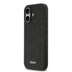 apple iphone 17 kilif dkny orjinal lisansli m safe sarj ozellikli 3d yazili grid pattern kapak iphone 17 dkny 503857 40 b.jpg