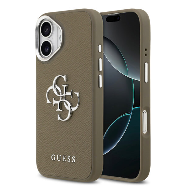 apple iphone 17 kilif guess orjinal lisansli grained 4g metal buyuk logolu kapak iphone 17 guess 493227 39 b 1.jpg