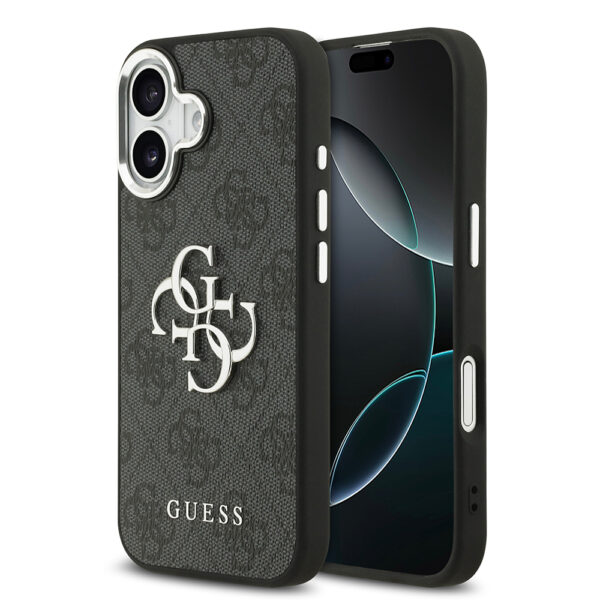 apple iphone 17 kilif guess orjinal lisansli gumus metal kamera cerceveli 4g desenli metal buyuk 4g ve yazi logolu kapak iphone 17 guess 493097 39 b 1.jpg