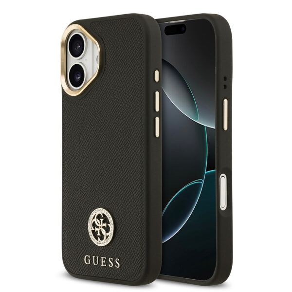 apple iphone 17 kilif guess orjinal lisansli m safe sarj ozellikli grained yazi ve tasli 4g logolu kapak 39964 iphone 17 guess 495524 39 b 1.jpg