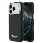 apple iphone 17 pro kilif aston martin orjinal lisansli m safe sarj ozellikli metal logolu pu deri kapak iphone 17 pro aston martin 488302 39 o.jpg