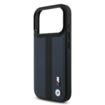 apple iphone 17 pro kilif bmw orjinal lisansli m safe sarj ozellikli deri arka yuzey metal logolu delikli serit tasarimli kapak iphone 17 pro bmw 471869 38 b.jpg