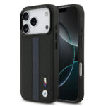 apple iphone 17 pro kilif bmw orjinal lisansli m safe sarj ozellikli deri arka yuzey metal logolu delikli serit tasarimli kapak iphone 17 pro bmw 486273 38 b.jpg