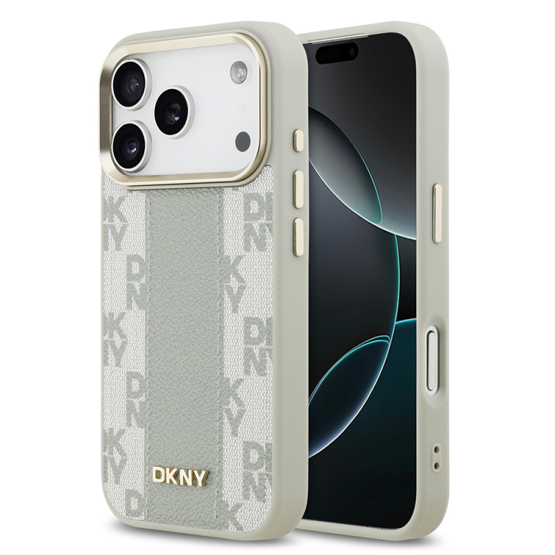 apple iphone 17 pro kilif dkny orjinal lisansli m safe sarj ozellikli 3d yazili checkered pattern kapak iphone 17 pro dkny 488364 39 o.jpg