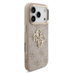 apple iphone 17 pro kilif guess orjinal lisansli gold metal kamera cerceveli 4g desenli metal buyuk 4g ve yazi logolu kapak iphone 17 pro guess 493039 39 b.jpg