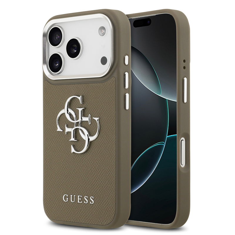 apple iphone 17 pro kilif guess orjinal lisansli grained 4g metal buyuk logolu kapak iphone 17 pro guess 493264 39 o.jpg