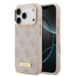 apple iphone 17 pro kilif guess orjinal lisansli m safe sarj ozellikli 4g desenli pu metal plaka klasik logolu kapak iphone 17 pro guess 479421 39 b.jpg