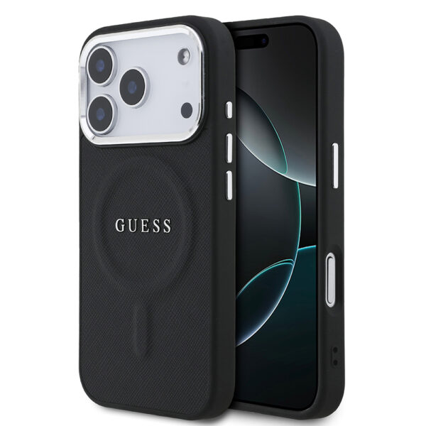 apple iphone 17 pro kilif guess orjinal lisansli m safe sarj ozellikli klasik yazi logolu pu deri kapak iphone 17 pro guess 495482 39 b 1.jpg