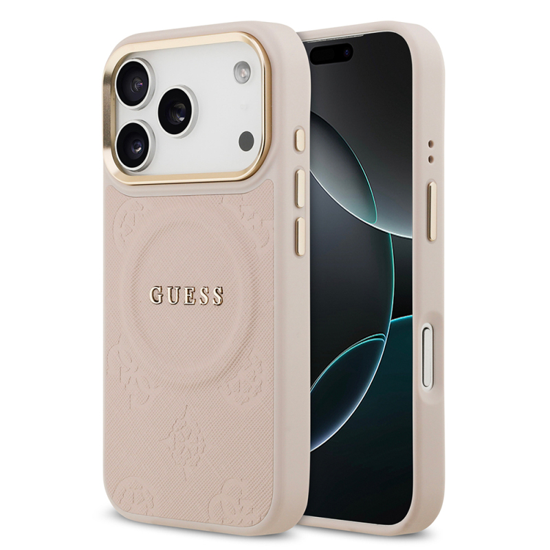 apple iphone 17 pro kilif guess orjinal lisansli m safe sarj ozellikli sicak baskili yazi logolu pu deri peony kapak iphone 17 pro guess 479580 39 o.jpg