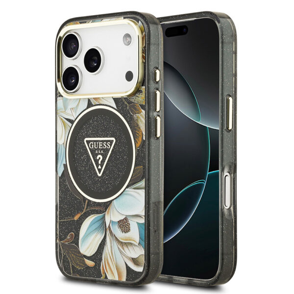 apple iphone 17 pro kilif guess orjinal lisansli m safe sarj ozellikli simli cicek desenli metal kamera cerceveli ucgen logolu kapak iphone 17 pro guess 494317 39 b 1.jpg