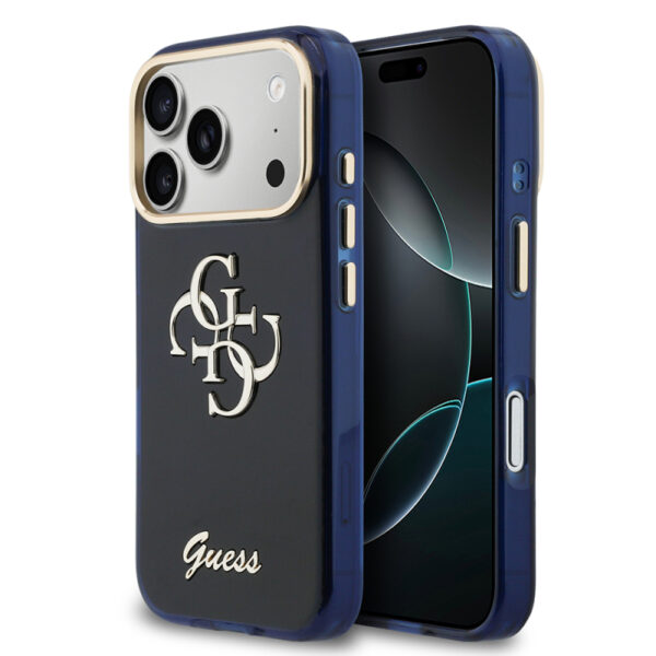 apple iphone 17 pro kilif guess orjinal lisansli yazi ve 4g buyuk metal logolu silikon kapak iphone 17 pro guess 520624 41 o.jpg