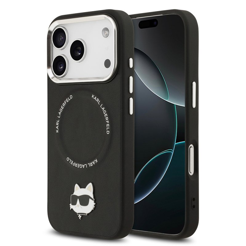 apple iphone 17 pro kilif karl lagerfeld orjinal lisansli m safe sarj ozellikli metal kamera ve buton tasarimli choupette pu deri kapak iphone 17 pro karl lagerfeld 490576 39 o.jpg