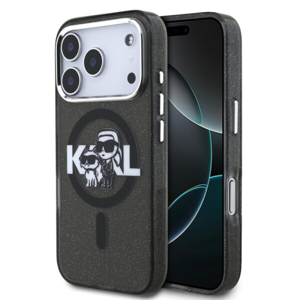 apple iphone 17 pro kilif karl lagerfeld orjinal lisansli parlayan simli karl choupette sketch logo kapak iphone 17 pro karl lagerfeld 490081 39 o.jpg