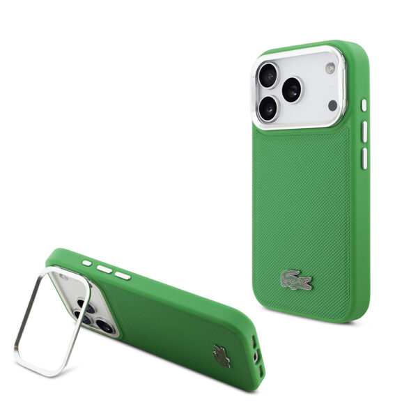 apple iphone 17 pro kilif lacoste orjinal lisansli m safe sarj ozellikli pu pike desenli standli metal logolu kapak iphone 17 pro lacoste 497249 38 b 1.jpg