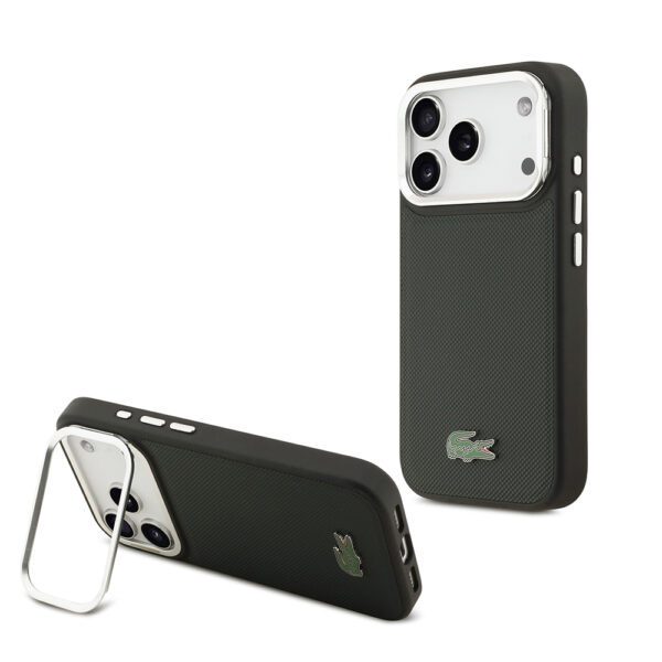 apple iphone 17 pro kilif lacoste orjinal lisansli m safe sarj ozellikli pu pike desenli standli metal logolu kapak iphone 17 pro lacoste 497257 38 b 1.jpg