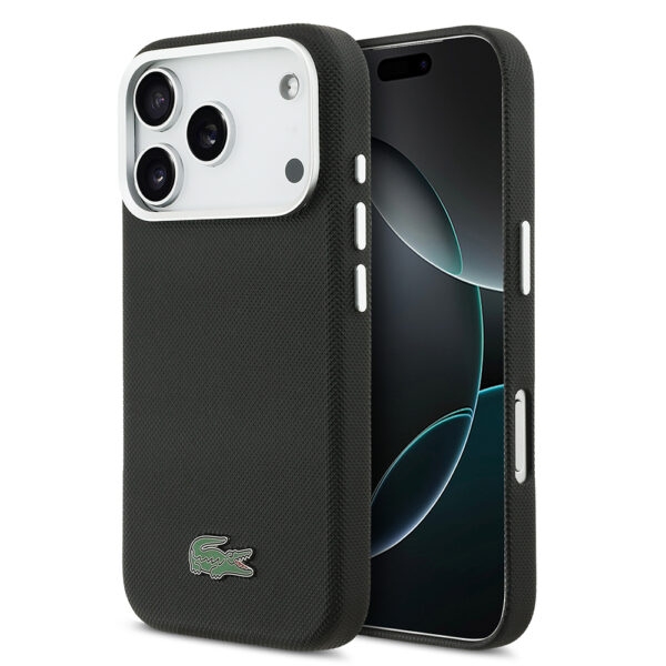apple iphone 17 pro kilif lacoste orjinal lisansli m safe sarj ozellikli pvc pike desenli arka yuzey ikonik timsah dokuma logolu kapak iphone 17 pro lacoste 520544 41 b 1.jpg