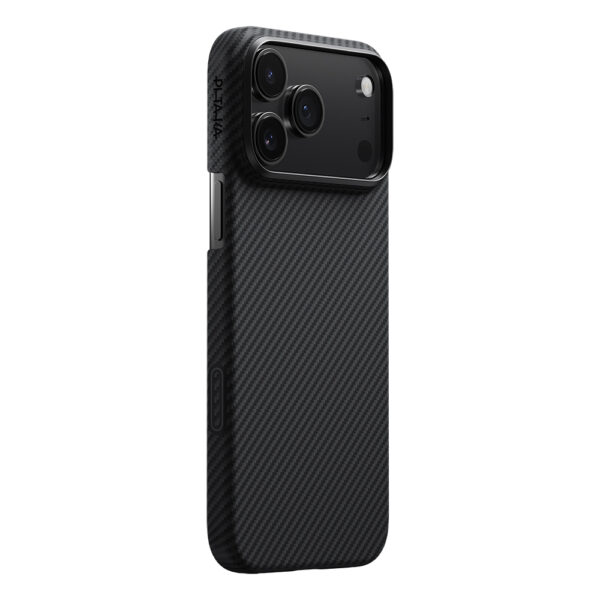 apple iphone 17 pro kilif m safe sarj ozellikli 1500d aramid fiber pitaka ultra slim classic serisi black grey twill kapak iphone 17 pro pitaka 473169 38 b 1.jpg