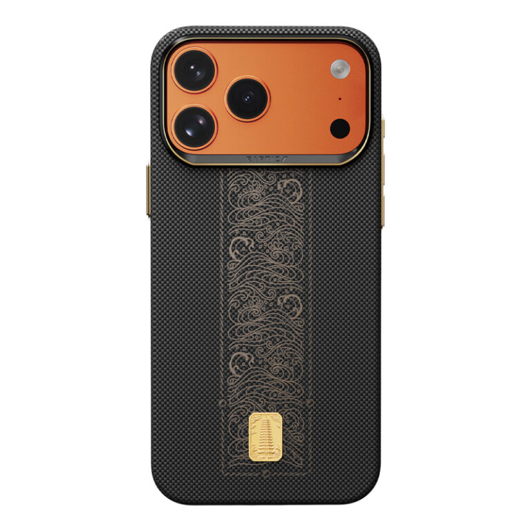 apple iphone 17 pro kilif m safe sarj ozellikli raptic aramid skin rise serisi 24 ayar altin kaplamali kapak iphone 17 pro raptic 534693 42 o.jpg