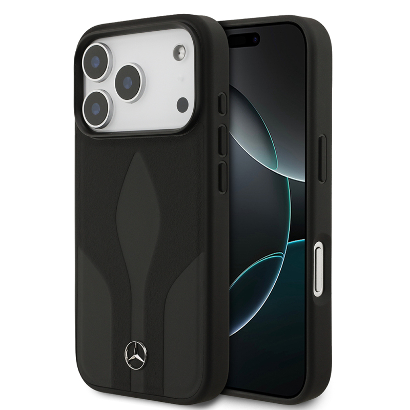 apple iphone 17 pro kilif mercedes benz orjinal lisansli m safe sarj ozellikli dokulu desenli deri kapak iphone 17 pro mercedes benz 475577 39 o.jpg