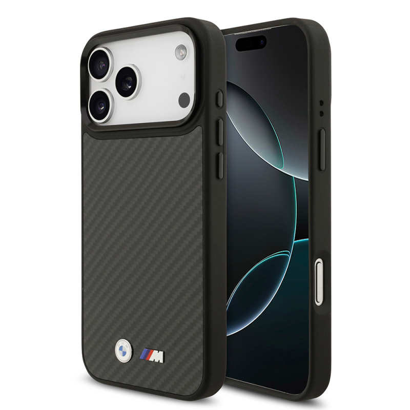 apple iphone 17 pro max kilif bmw orjinal lisansli m safe sarj ozellikli karbon fiber metal logolu kapak iphone 17 pro max bmw 488933 39 o.jpg