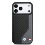 apple iphone 17 pro max kilif bmw orjinal lisansli m safe sarj ozellikli metal bmw ve m logolu pu karbon tasarimli kapak iphone 17 pro max bmw 470613 38 b.jpg