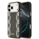 apple iphone 17 pro max kilif dkny orjinal lisansli m safe sarj ozellikli 3d yazili checkered pattern kapak iphone 17 pro max dkny 488381 39 o.jpg