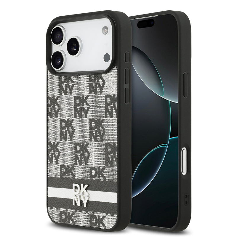 apple iphone 17 pro max kilif dkny orjinal lisansli m safe sarj ozellikli 3d yazili metal logolu kapak iphone 17 pro max dkny 488416 39 o.jpg