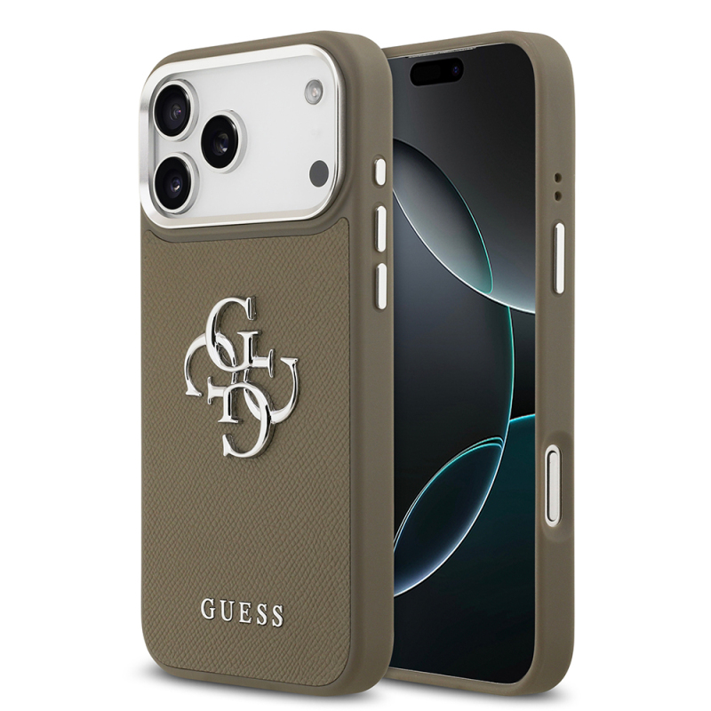 apple iphone 17 pro max kilif guess orjinal lisansli grained 4g metal buyuk logolu kapak iphone 17 pro max guess 493298 39 o.jpg