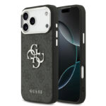 apple iphone 17 pro max kilif guess orjinal lisansli gumus metal kamera cerceveli 4g desenli metal buyuk 4g ve yazi logolu kapak iphone 17 pro max guess 493202 39 o.jpg