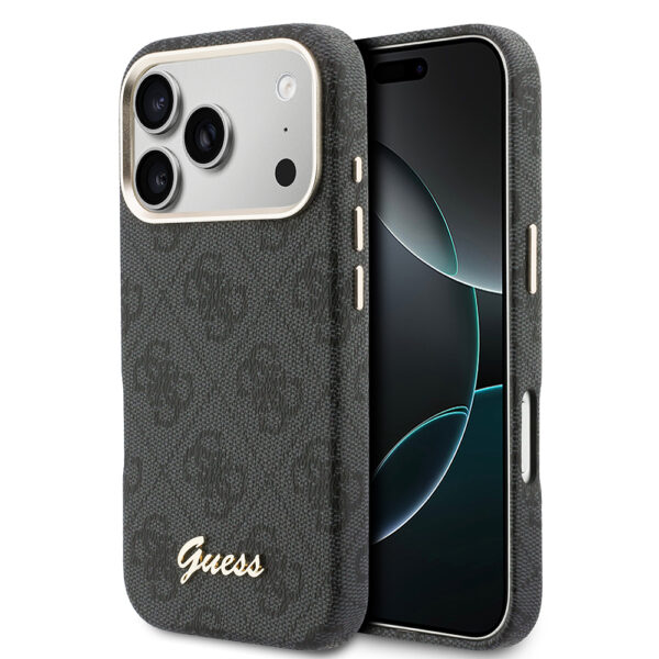 apple iphone 17 pro max kilif guess orjinal lisansli m safe sarj ozellikli script yazi logolu 4g desenli kapak iphone 17 pro max guess 526959 41 b 1.jpg
