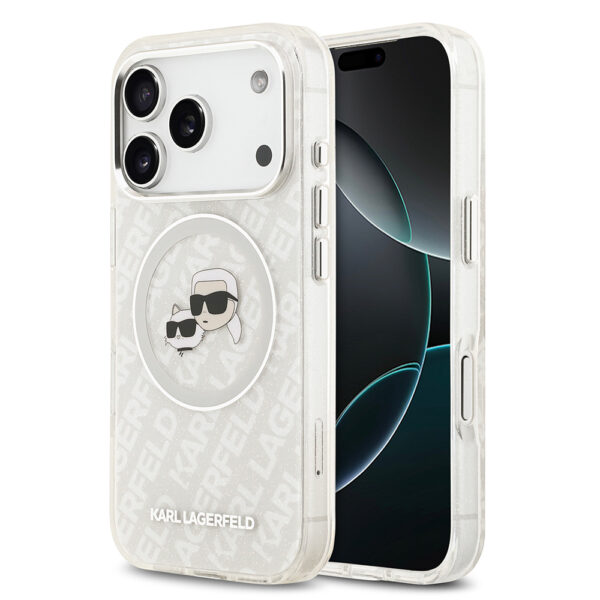 apple iphone 17 pro max kilif karl lagerfeld orjinal lisansli parlayan simli karl choupette heads kapak iphone 17 pro max karl lagerfeld 490027 39 b 1.jpg