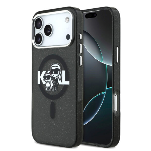 apple iphone 17 pro max kilif karl lagerfeld orjinal lisansli parlayan simli karl choupette sketch logo kapak iphone 17 pro max karl lagerfeld 490090 39 o.jpg